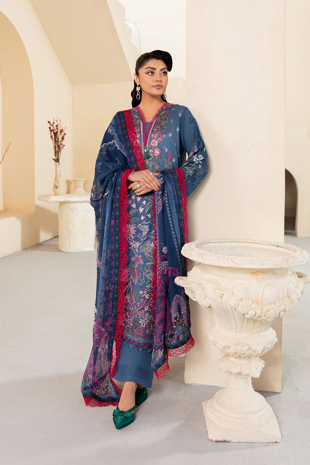 Ramsha | Mashaal Luxury Lawn | L-1305