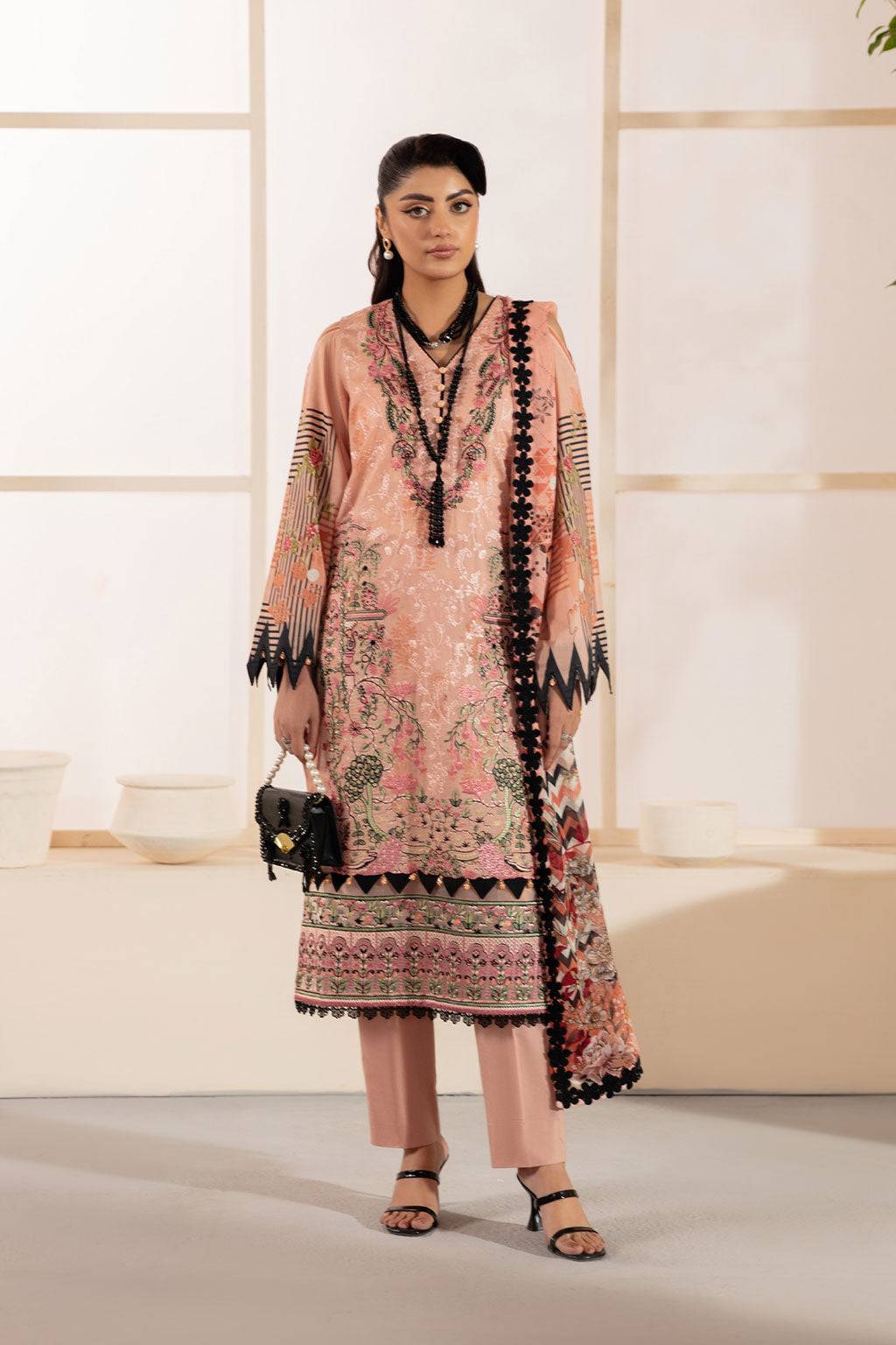 Ramsha | Mashaal Luxury Lawn | L-1311 by Maria Faisal - Registered Vendor of : Ramsha - type : Ladies Clothes - 100% original wedding dresses