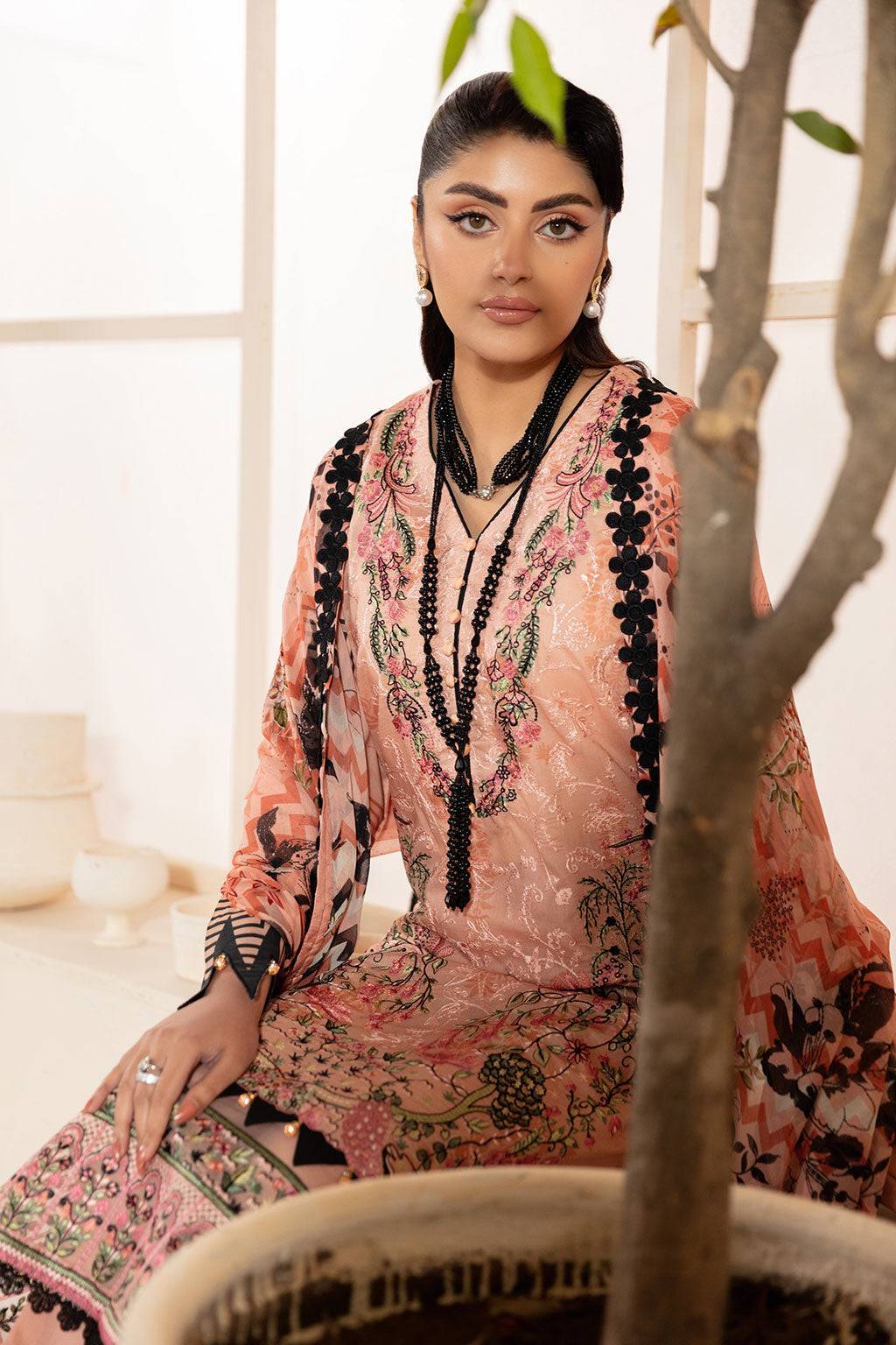 Ramsha | Mashaal Luxury Lawn | L-1311 by Maria Faisal - Registered Vendor of : Ramsha - type : Ladies Clothes - 100% original wedding dresses