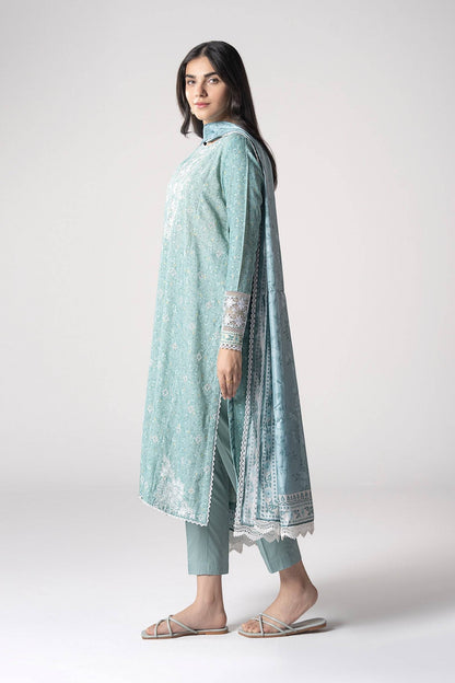 Maria B | Basics RTW | 3 Pc Embroidered Mesh Lurex Dots Suit | MB-CS25-142 by Maria Faisal - Registered Vendor of : Maria B - type : Ladies Clothes - 100% original wedding dresses