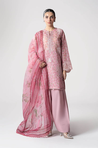 Maria B | Basics RTW | 3 Pc Embroidered Dobby Suit | MB-CS25-145 by Maria Faisal - Registered Vendor of : Maria B - type : Ladies Clothes - 100% original wedding dresses
