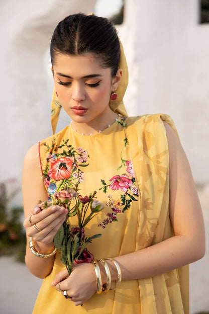 Maria B | M Basic Summer Lawn 25 | MB-CUS25-712A by Maria Faisal - Registered Vendor of : Maria B - type : Ladies Clothes - 100% original wedding dresses