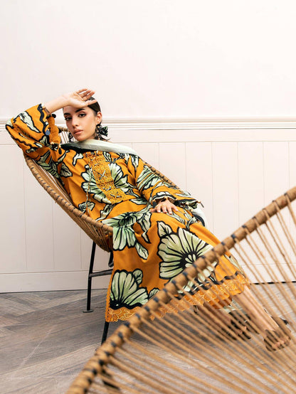 Maria B | Eid Basic Lawn | MB-CUS25-902A by Maria Faisal - Registered Vendor of : Maria B - type : Ladies Clothes - 100% original wedding dresses