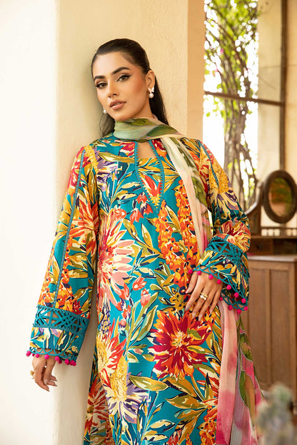 Maria B | Eid Basic Lawn | MB-CUS25-903A by Maria Faisal - Registered Vendor of : Maria B - type : Ladies Clothes - 100% original wedding dresses