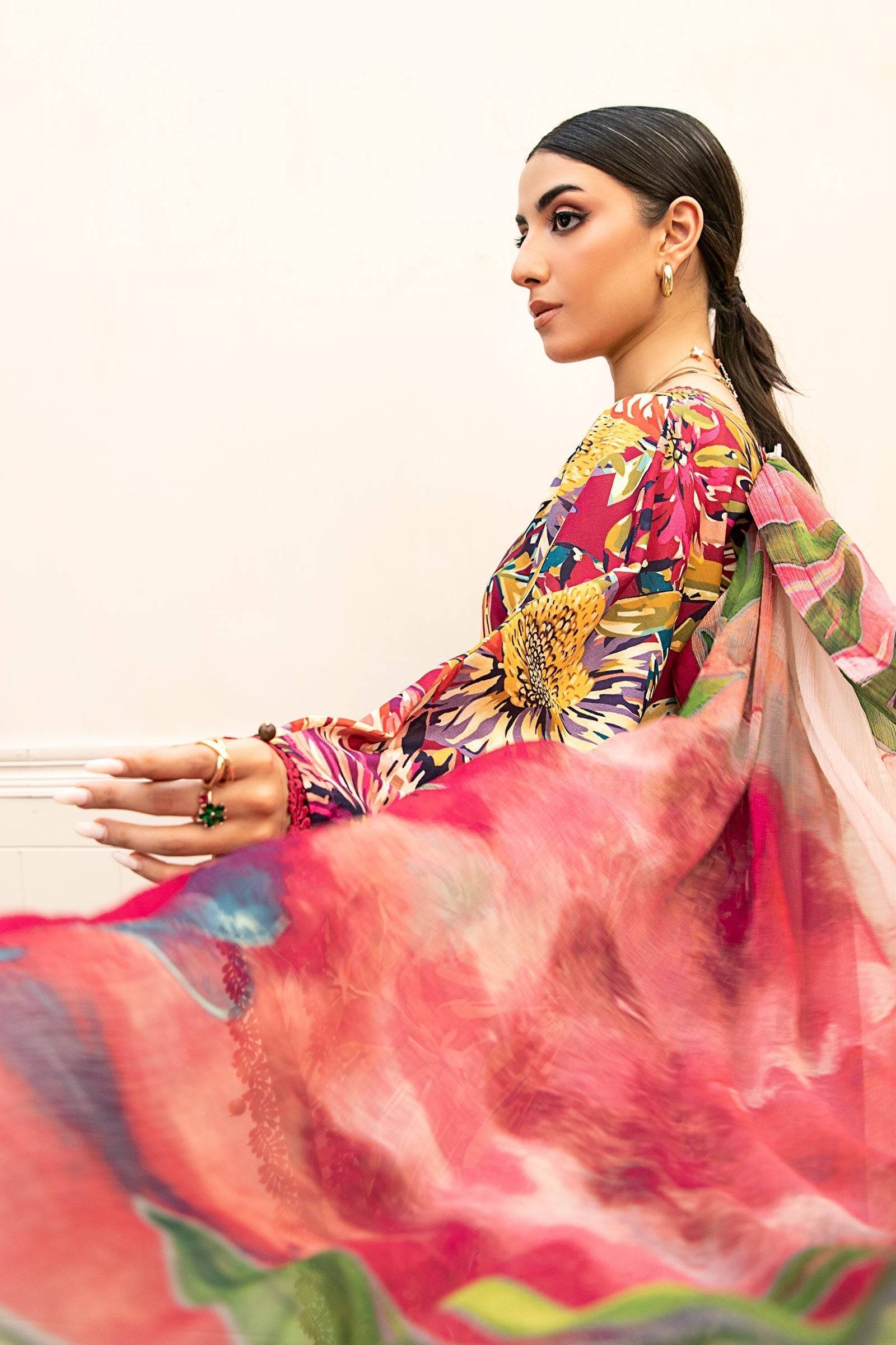 Maria B | Eid Basic Lawn | MB-CUS25-903B by Maria Faisal - Registered Vendor of : Maria B - type : Ladies Clothes - 100% original wedding dresses