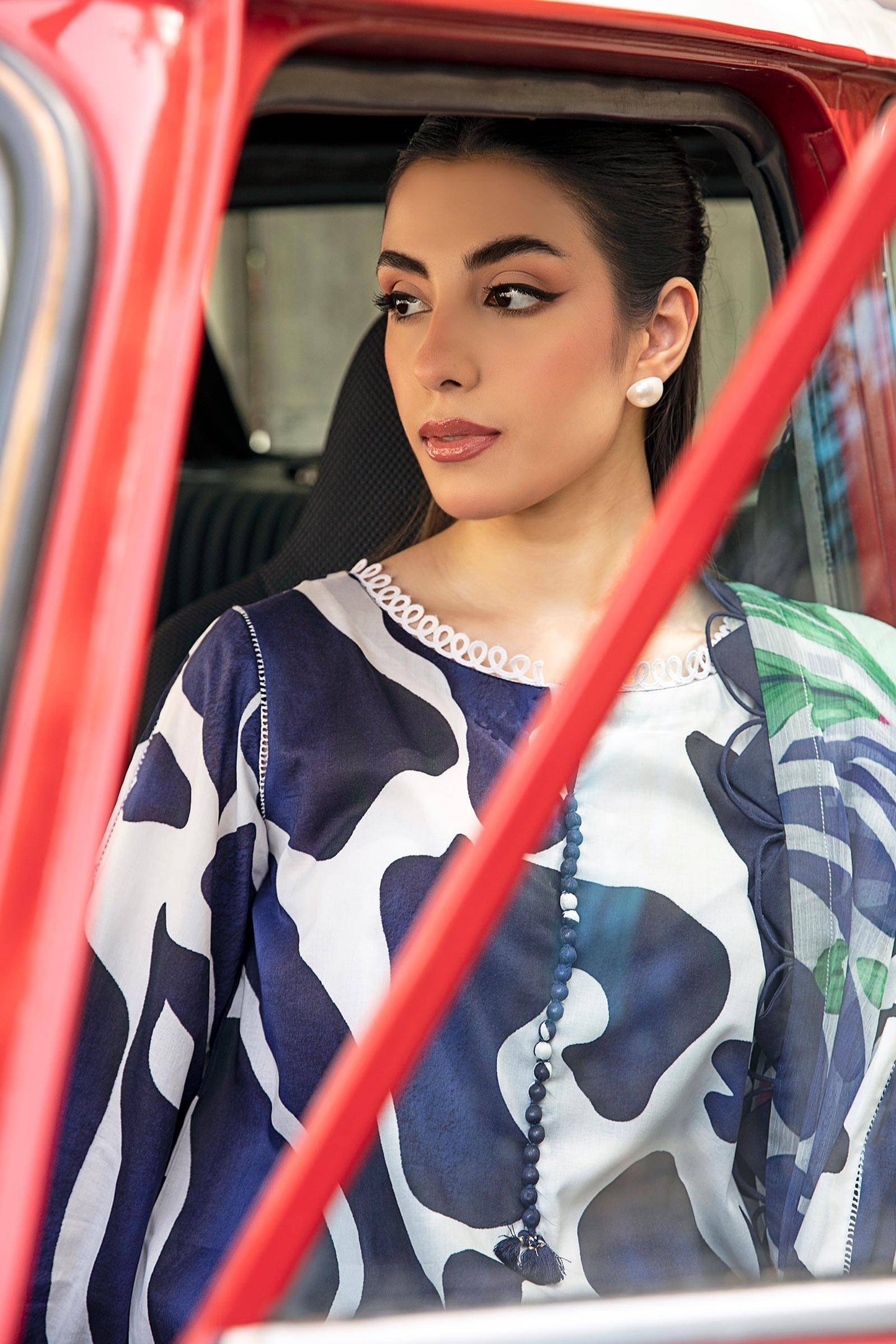 Maria B | Eid Basic Lawn | MB-CUS25-905B by Maria Faisal - Registered Vendor of : Maria B - type : Ladies Clothes - 100% original wedding dresses