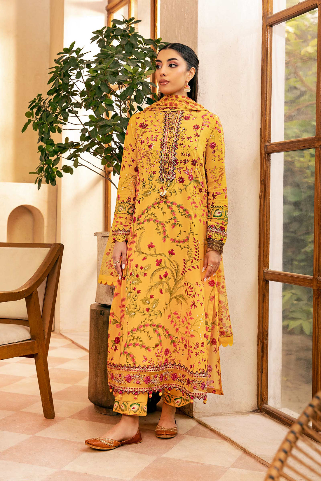 Maria B | Eid Basic Lawn | MB-CUS25-912A by Maria Faisal - Registered Vendor of : Maria B - type : Ladies Clothes - 100% original wedding dresses