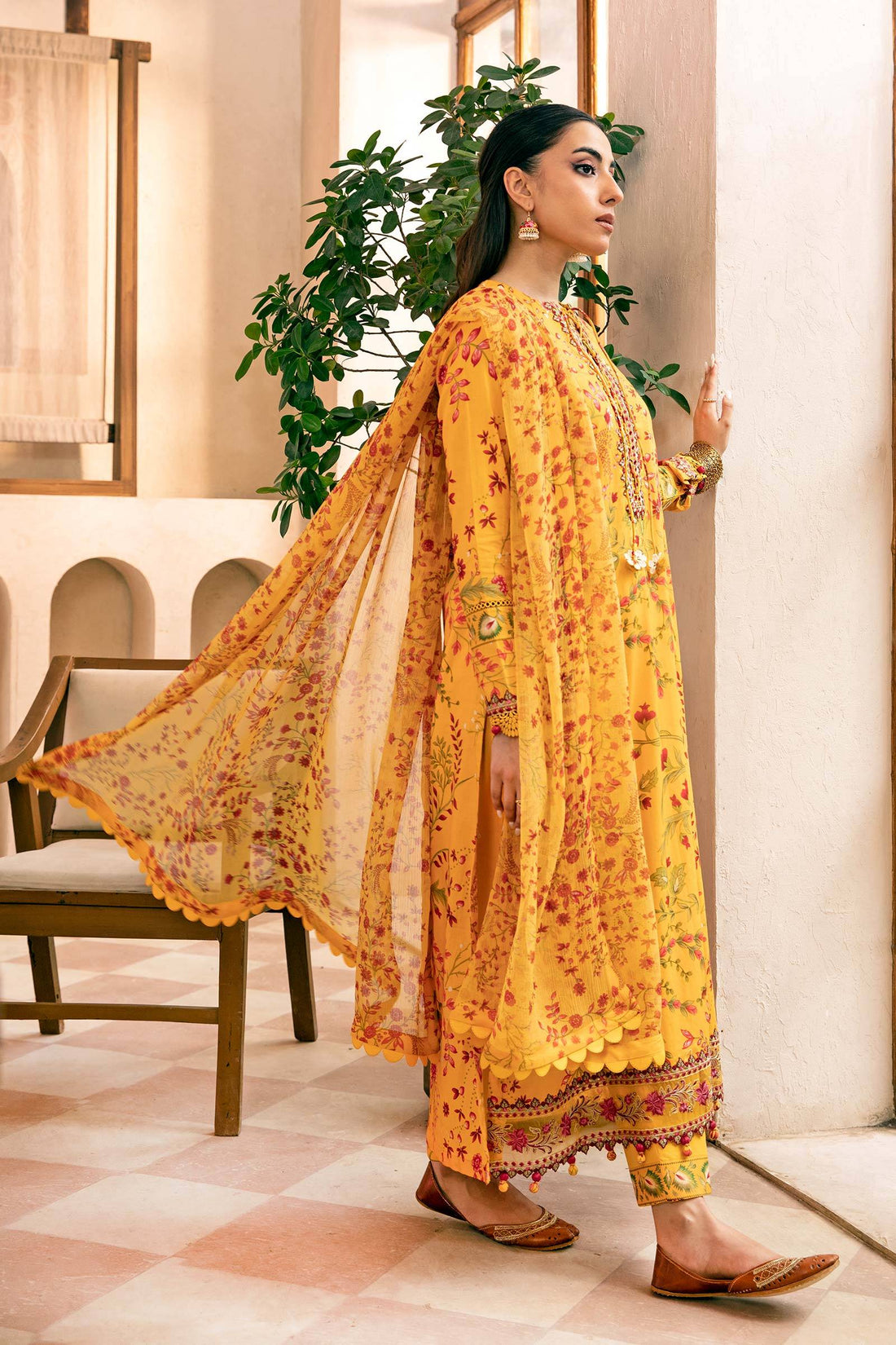 Maria B | Eid Basic Lawn | MB-CUS25-912A by Maria Faisal - Registered Vendor of : Maria B - type : Ladies Clothes - 100% original wedding dresses