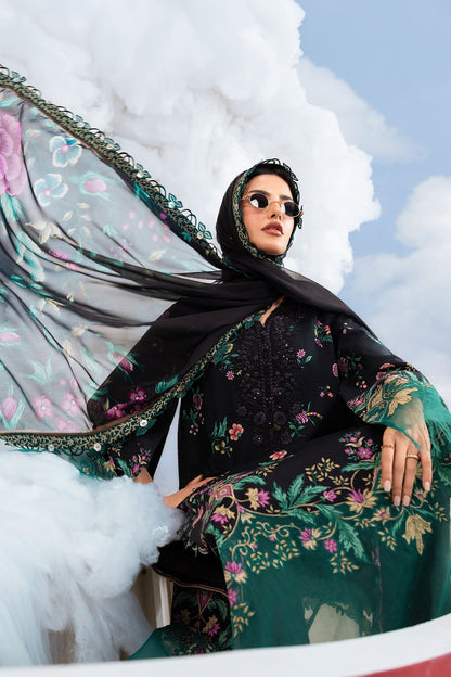 Maria B | M Basics Dreamscape Eid Lawn | MB-CUSV14-01B - Luxury Dress - available at Maria Faisal in UK and USA.