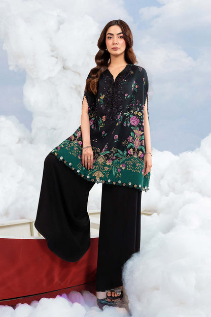 Maria B | M Basics Dreamscape Eid Lawn | MB-CUSV14-01B - Luxury Dress - available at Maria Faisal in UK and USA.
