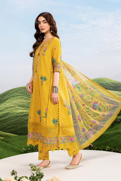 Maria B | M Basics Dreamscape Eid Lawn | MB-CUSV14-03A - Luxury Dress - available at Maria Faisal in UK and USA.