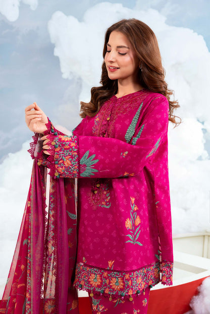 Maria B | M Basics Dreamscape Eid Lawn | MB-CUSV14-03B - Luxury Dress - available at Maria Faisal in UK and USA.