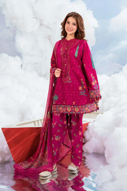 Maria B | M Basics Dreamscape Eid Lawn | MB-CUSV14-03B - Luxury Dress - available at Maria Faisal in UK and USA.