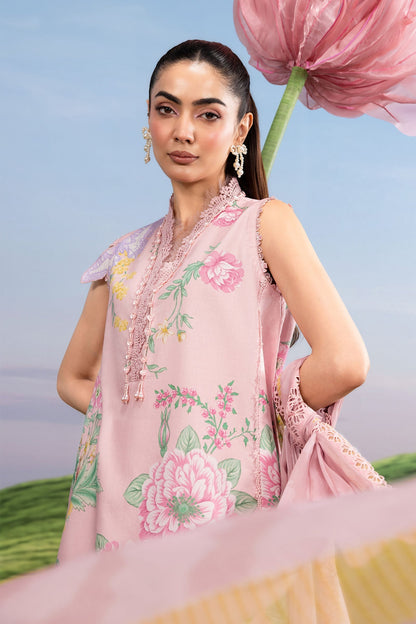 Maria B | M Basics Dreamscape Eid Lawn | MB-CUSV14-04A - Luxury Dress - available at Maria Faisal in UK and USA.