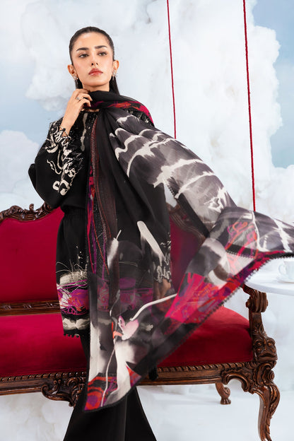 Maria B | M Basics Dreamscape Eid Lawn | MB-CUSV14-06A - Luxury Dress - available at Maria Faisal in UK and USA.