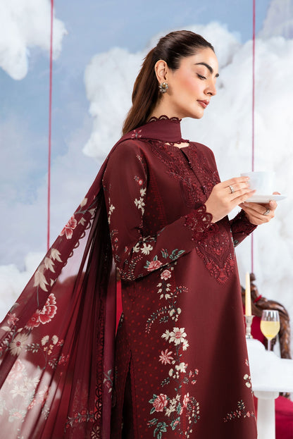 Maria B | M Basics Dreamscape Eid Lawn | MB-CUSV14-07A - Luxury Dress - available at Maria Faisal in UK and USA.