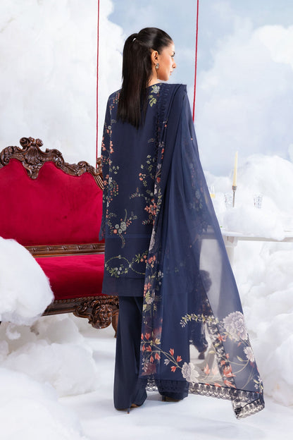 Maria B | M Basics Dreamscape Eid Lawn | MB-CUSV14-07B - Luxury Dress - available at Maria Faisal in UK and USA.