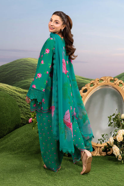 Maria B | M Basics Dreamscape Eid Lawn | MB-CUSV14-09A - Luxury Dress - available at Maria Faisal in UK and USA.