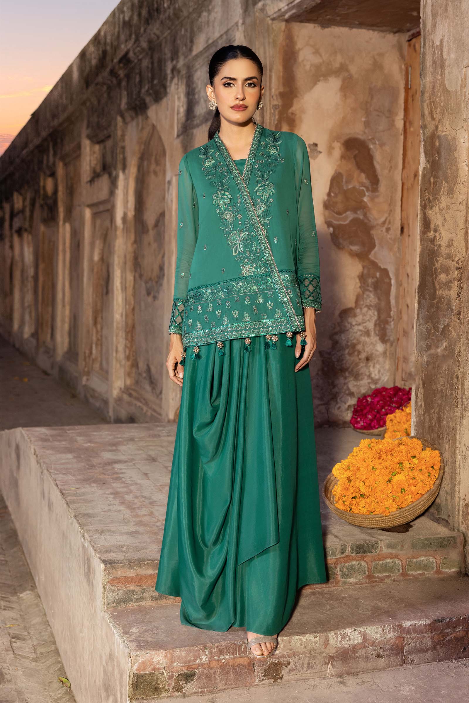 MB-FUS25-803 – authentic Pakistani dress from the Festive 25 collection for women in the UK