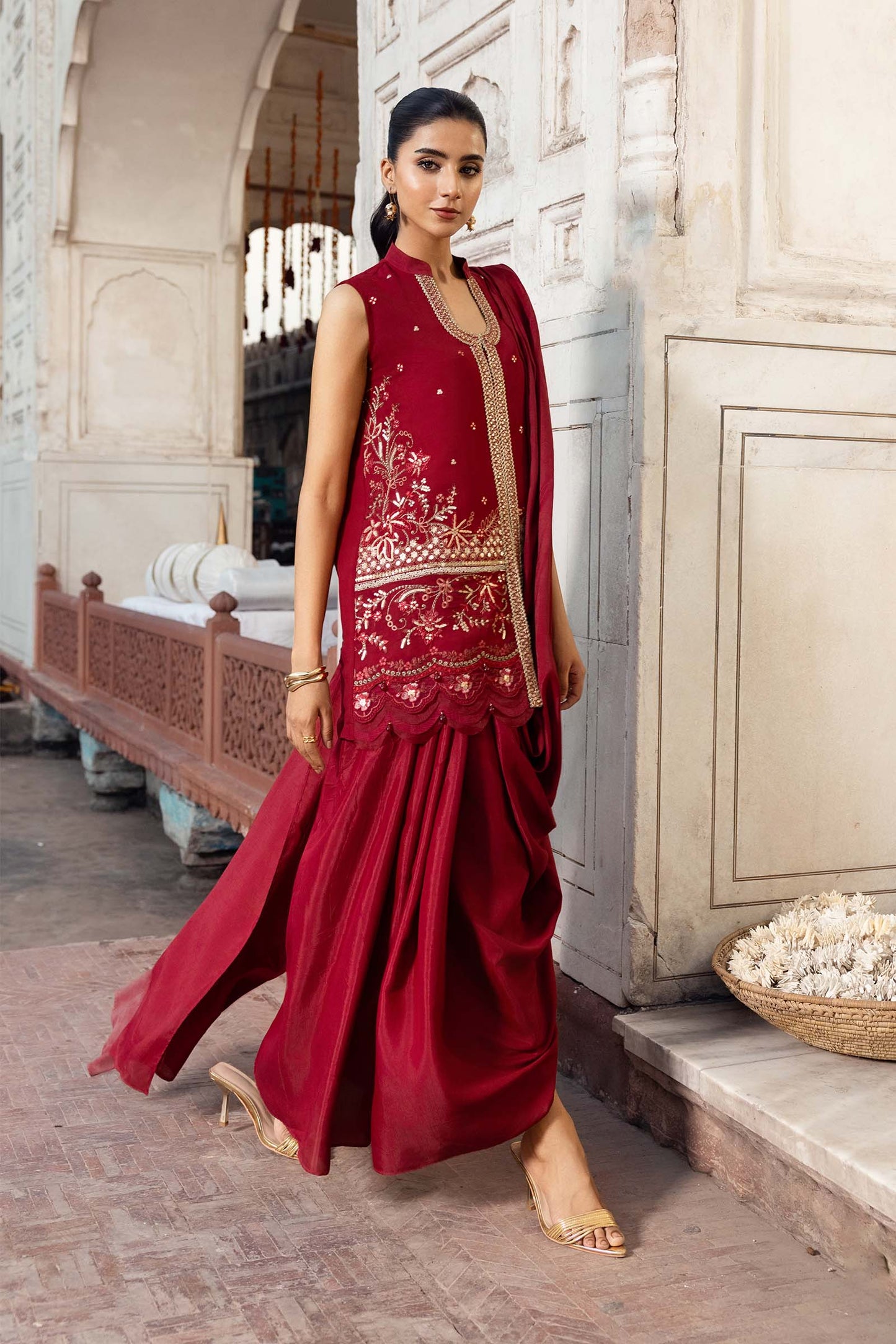 MB-FUS25-808 – authentic Pakistani dress from the Festive 25 collection for women in the UK