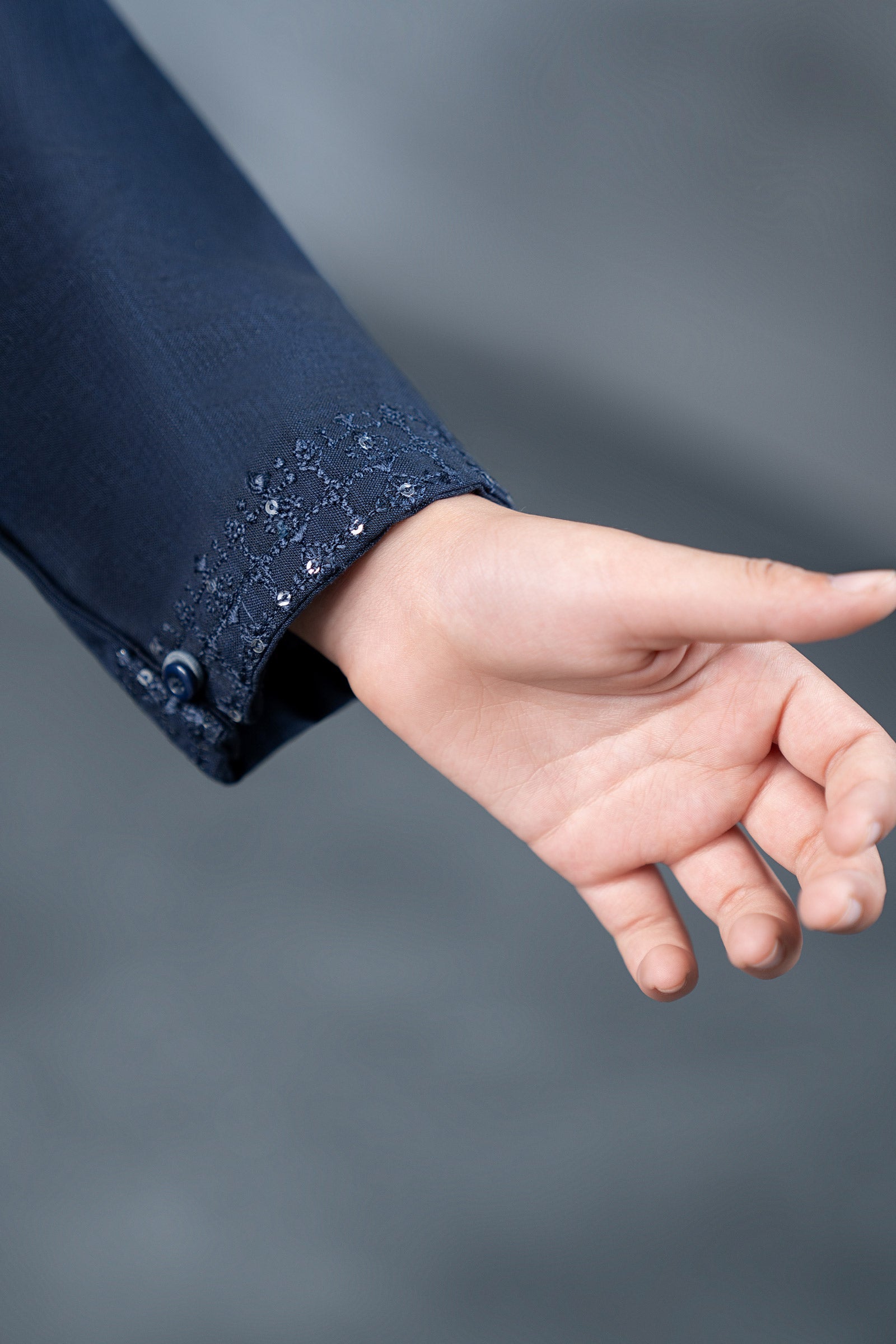 MBK-2PW25-20-Evening Blue - Casual Pakistani Kids Dresses - available at Maria Faisal in UK and USA