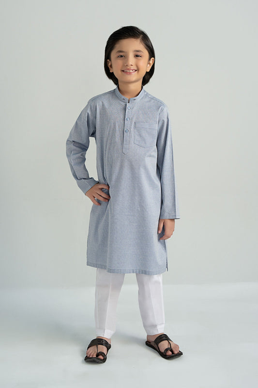 Yarn Dyed Kurta - Kids Clothes - available at Maria Faisal in UK and USA