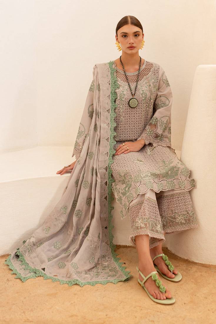 Marjjan | Fasana Lawn | MBL-08 B by Maria Faisal - Registered Vendor of : Marjjan - type : Ladies Clothes - 100% original wedding dresses