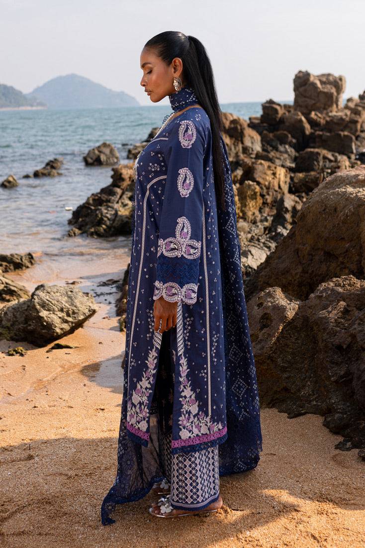 Marjjan | Fasana Lawn | MBL-09 B by Maria Faisal - Registered Vendor of : Marjjan - type : Ladies Clothes - 100% original wedding dresses