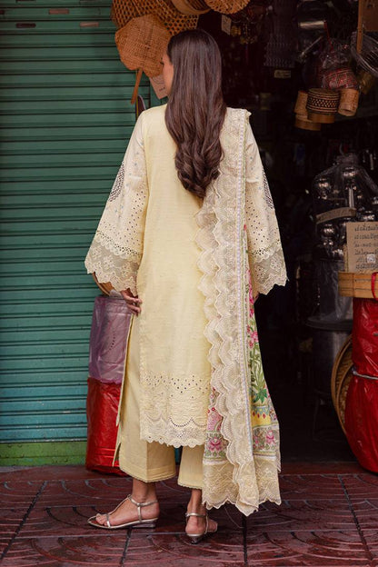 Marjjan | Carnation Lawn | MBL-14 B (LIME YELLOW) by Maria Faisal - Registered Vendor of : Marjjan - type : Ladies Clothes - 100% original wedding dresses