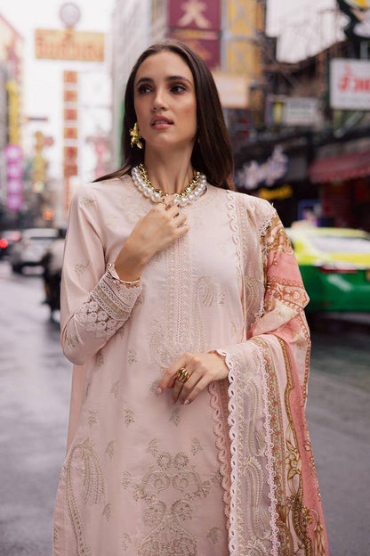 Marjjan | Carnation Lawn | MBL-15 A (PINK) by Maria Faisal - Registered Vendor of : Marjjan - type : Ladies Clothes - 100% original wedding dresses