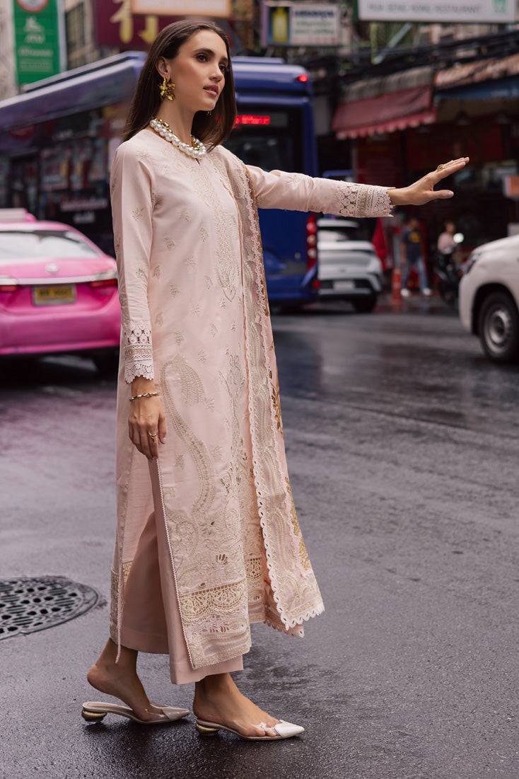 Marjjan | Carnation Lawn | MBL-15 A (PINK) by Maria Faisal - Registered Vendor of : Marjjan - type : Ladies Clothes - 100% original wedding dresses