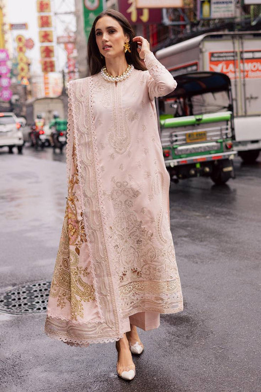 Marjjan | Carnation Lawn | MBL-15 A (PINK) by Maria Faisal - Registered Vendor of : Marjjan - type : Ladies Clothes - 100% original wedding dresses