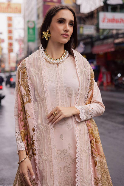 Marjjan | Carnation Lawn | MBL-15 A (PINK) by Maria Faisal - Registered Vendor of : Marjjan - type : Ladies Clothes - 100% original wedding dresses