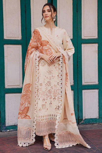 Marjjan | Carnation Lawn | MBL-16 A (ALMOND SKIN) by Maria Faisal - Registered Vendor of : Marjjan - type : Ladies Clothes - 100% original wedding dresses