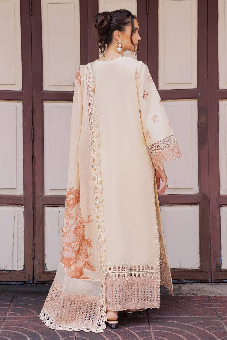 Marjjan | Carnation Lawn | MBL-16 A (ALMOND SKIN) by Maria Faisal - Registered Vendor of : Marjjan - type : Ladies Clothes - 100% original wedding dresses
