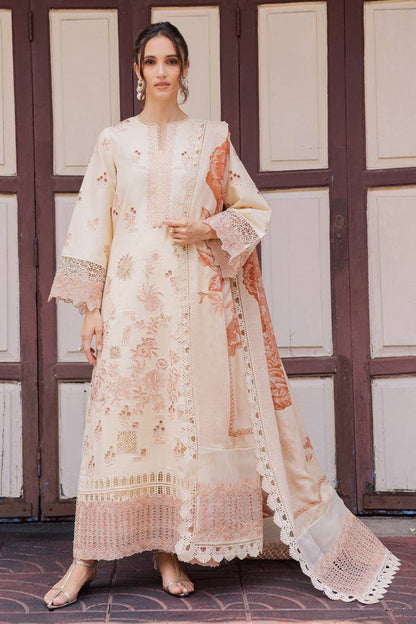 Marjjan | Carnation Lawn | MBL-16 A (ALMOND SKIN) by Maria Faisal - Registered Vendor of : Marjjan - type : Ladies Clothes - 100% original wedding dresses