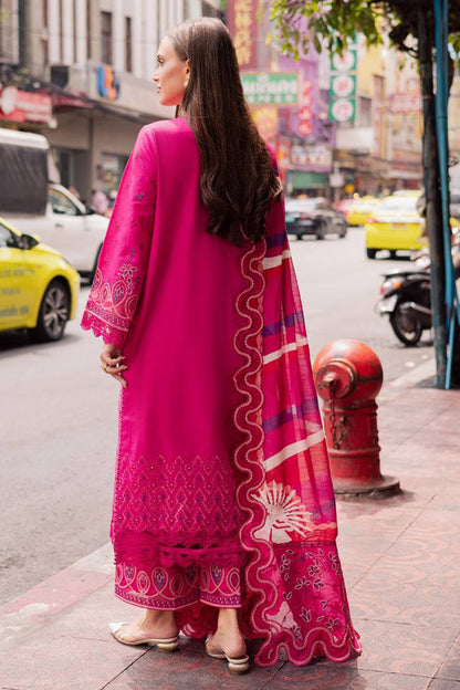 Marjjan | Carnation Lawn | MBL-17 B (HOT PINK) by Maria Faisal - Registered Vendor of : Marjjan - type : Ladies Clothes - 100% original wedding dresses