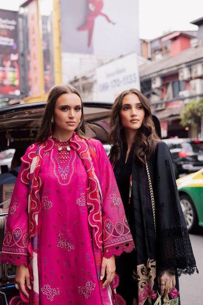 Marjjan | Carnation Lawn | MBL-17 B (HOT PINK) by Maria Faisal - Registered Vendor of : Marjjan - type : Ladies Clothes - 100% original wedding dresses