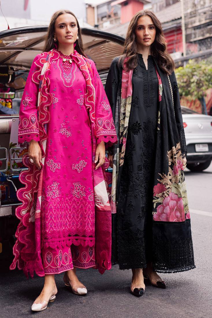Marjjan | Carnation Lawn | MBL-17 B (HOT PINK) by Maria Faisal - Registered Vendor of : Marjjan - type : Ladies Clothes - 100% original wedding dresses