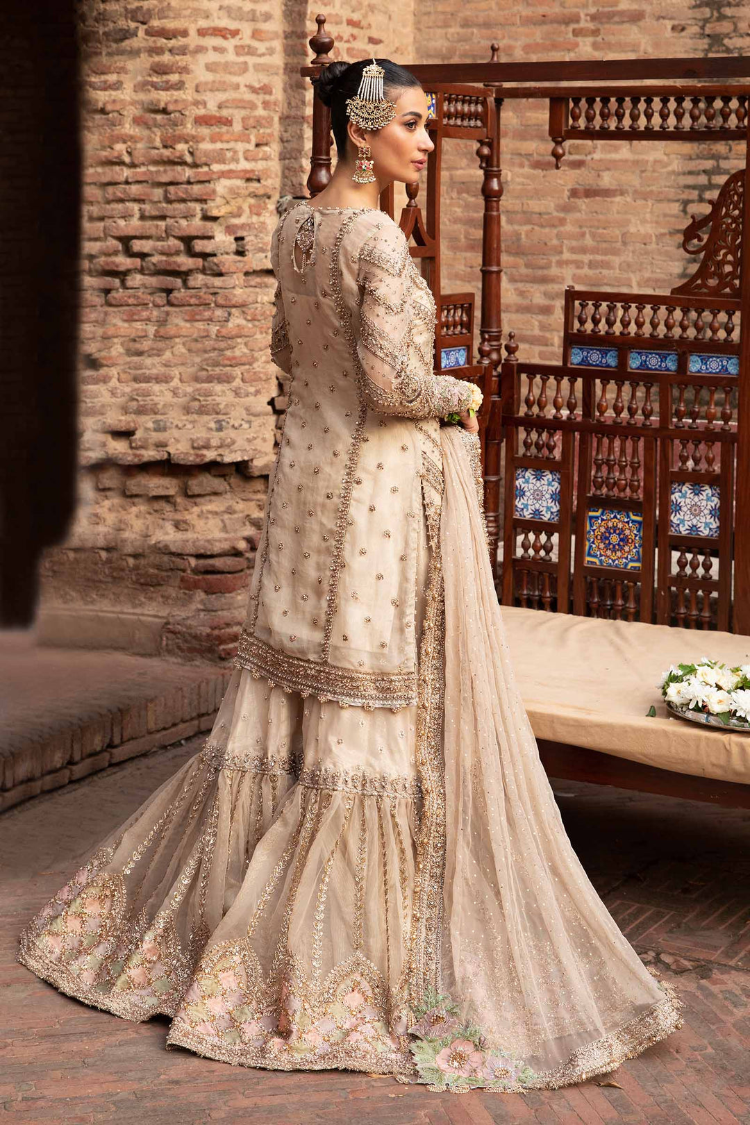 Maria B | Bridal Couture | Ishtar - Designer Dress with Intricate embroidery and embellishments. Shop elegent wedding dress at Maria Faisal.