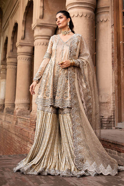 Maria B | Bridal Couture | Oriana - Designer Dress with Intricate embroidery and embellishments. Shop elegent wedding dress at Maria Faisal.