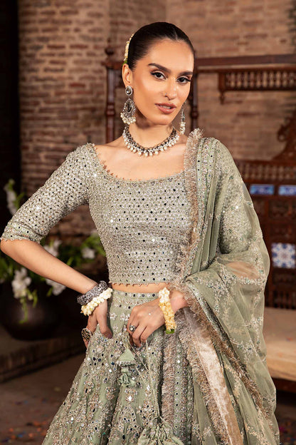 Maria B | Bridal Couture | Sarai - Designer Dress with Intricate embroidery and embellishments. Shop elegent wedding dress at Maria Faisal.