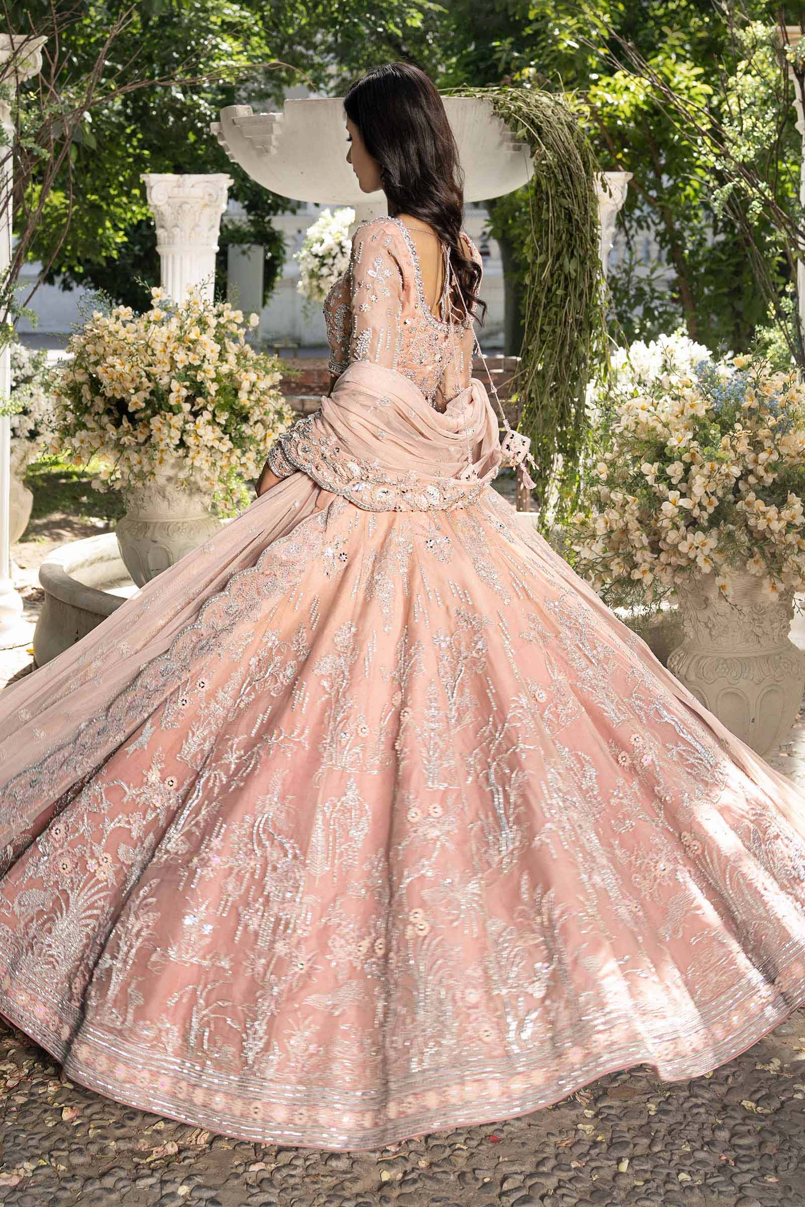 Maria B | Royal Rawa Bridal Couture | Elain - Bridal Dress - available at Maria Faisal in UK and USA.