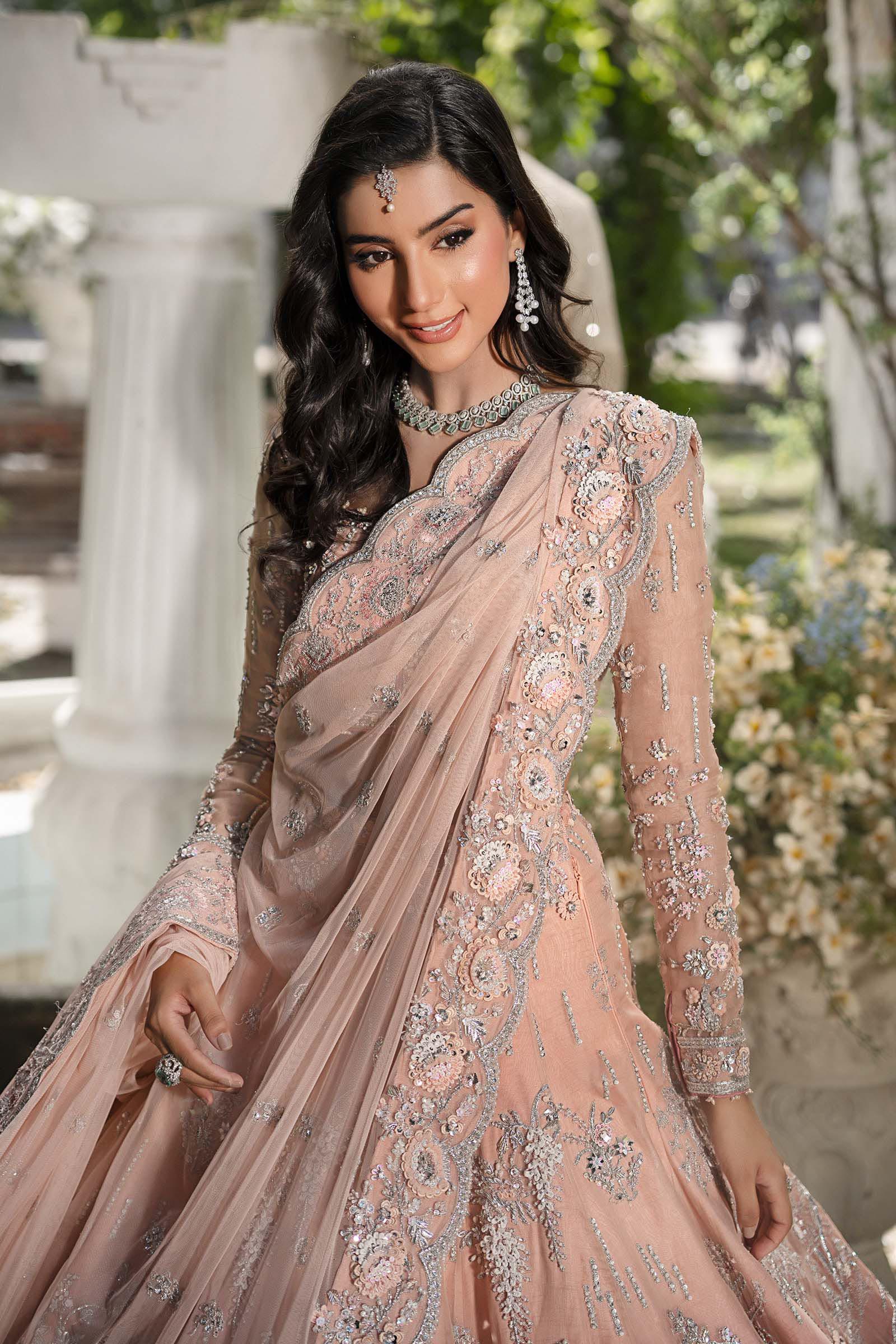 Maria B | Royal Rawa Bridal Couture | Elain - Bridal Dress - available at Maria Faisal in UK and USA.