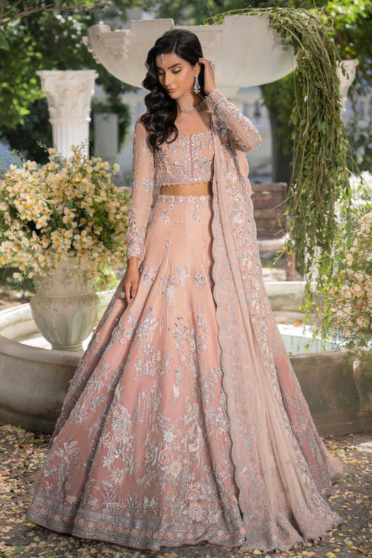 Maria B | Royal Rawa Bridal Couture | Elain - Bridal Dress - available at Maria Faisal in UK and USA.