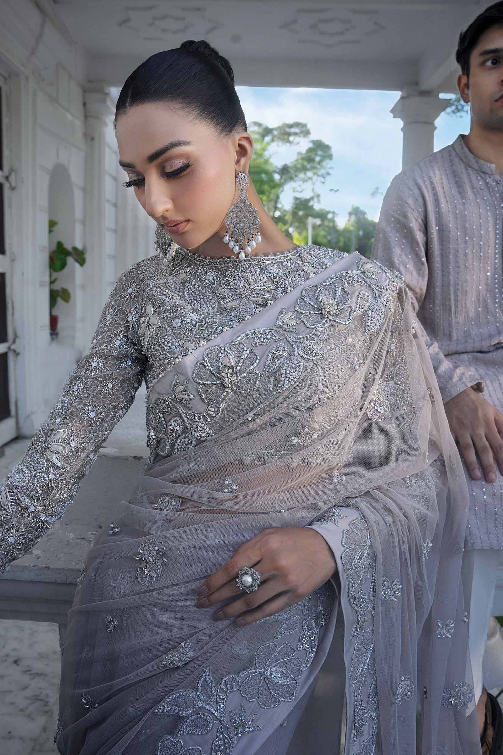 Maria B | Royal Rawa Bridal Couture | Rezan - Bridal Dress - available at Maria Faisal in UK and USA.