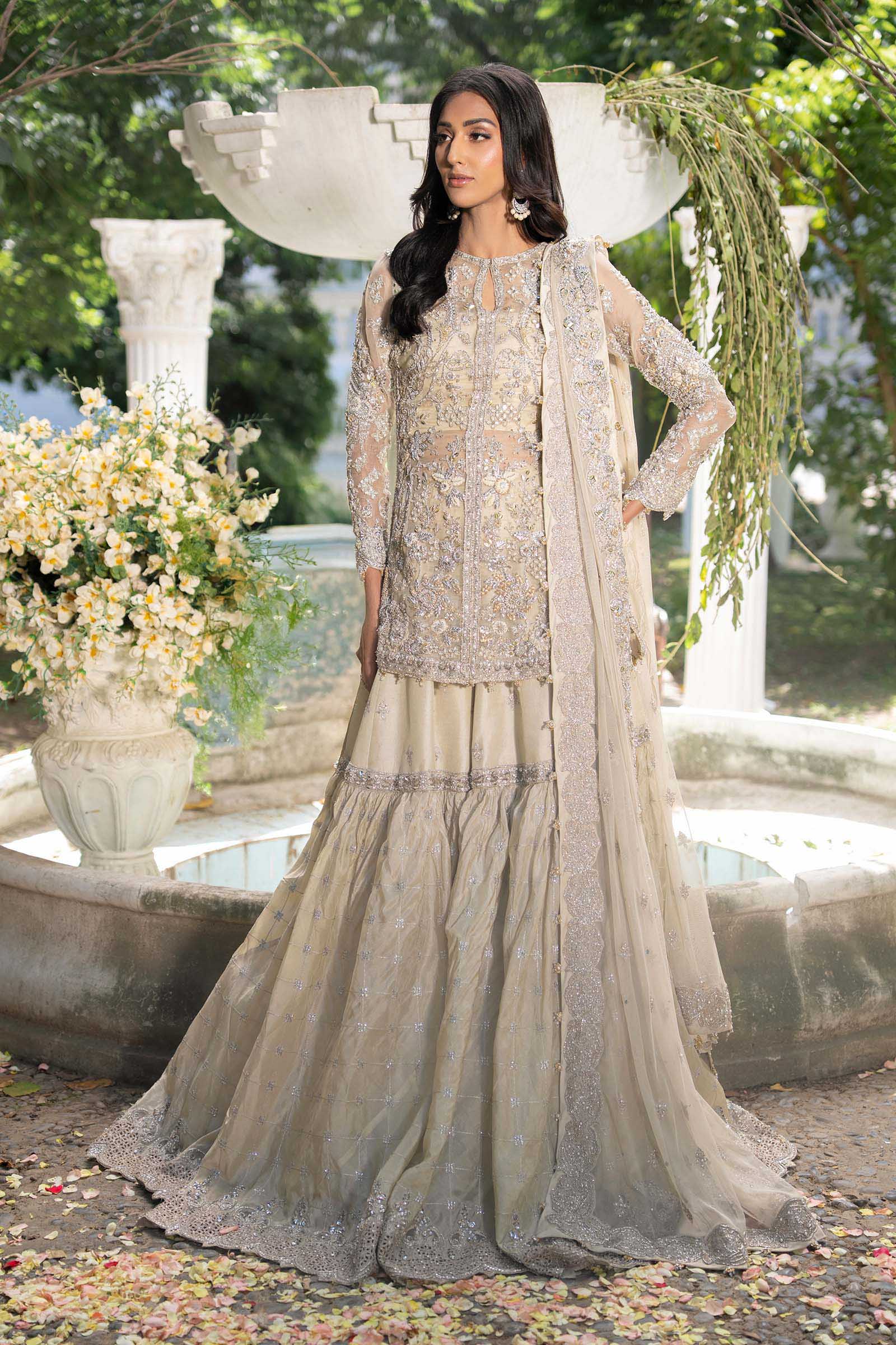 Maria B | Royal Rawa Bridal Couture | Amaris - Bridal Dress - available at Maria Faisal in UK and USA.