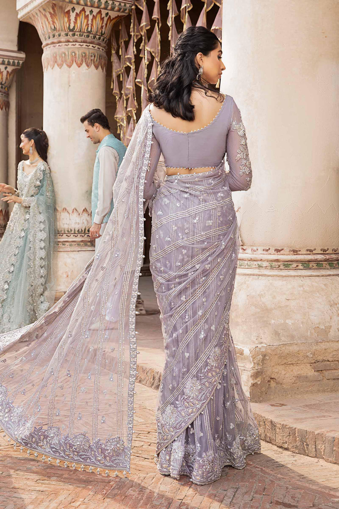 Maria B | Bridal Couture | Ifora - Designer Dress with Intricate embroidery and embellishments. Shop elegent wedding dress at Maria Faisal.