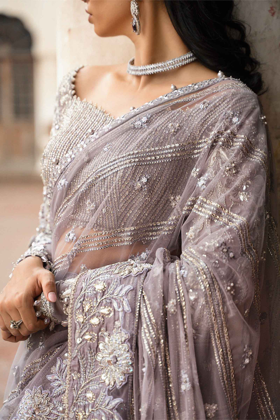Maria B | Bridal Couture | Ifora - Designer Dress with Intricate embroidery and embellishments. Shop elegent wedding dress at Maria Faisal.