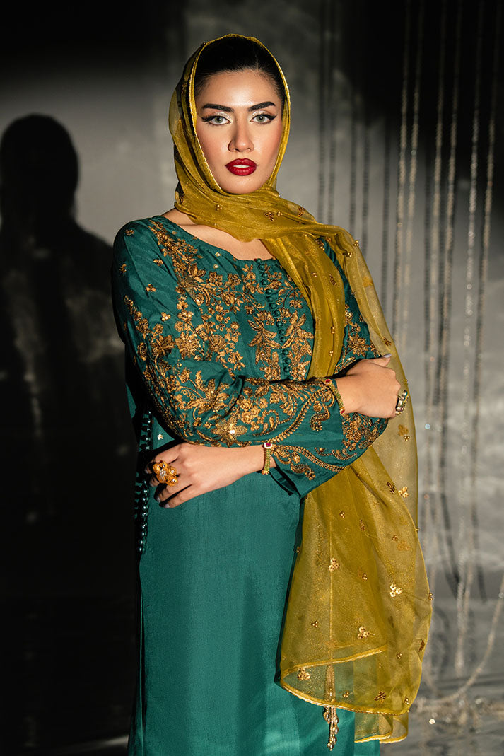 Imrozia Premium | Rosaile Luxury Pret | IP-178 Mehrun - Luxury Dress - available at Maria Faisal in UK and USA.
